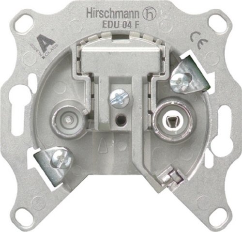 Розетка TV-FM Оконечная без накладки без рамки Gira System55 1-м. картинка